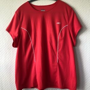RbK Polyester Orange Short-Sleeve Top, Sz 2XL